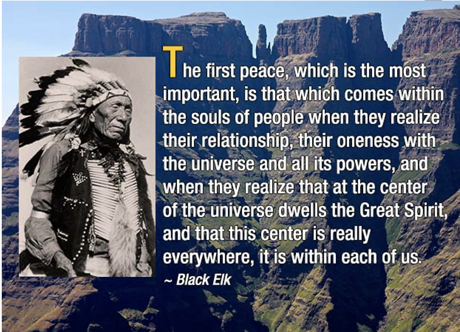 The Message of Nicholas Black Elk: 'All is Really One'